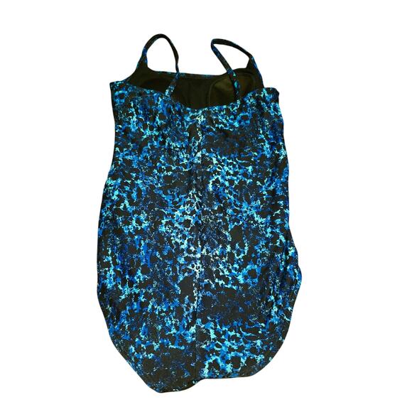 Speedo Rushed Waist One Piece Swimsuit - Size 8 - Picture 2 of 4